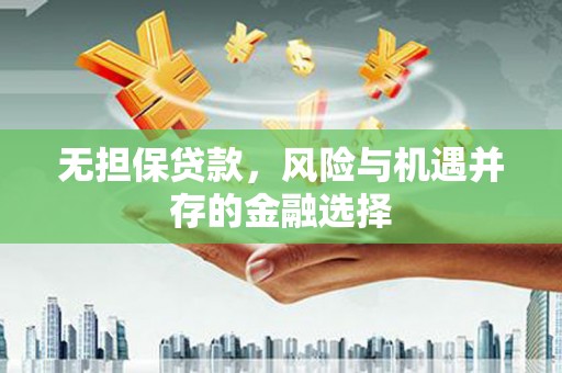 南岸无担保贷款，风险与机遇并存的金融选择