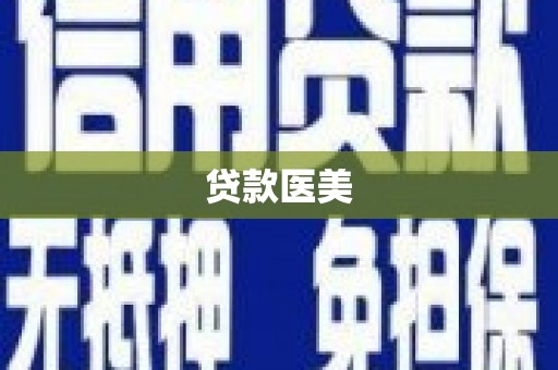 南岸贷款医美