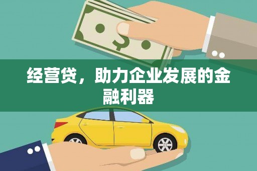南岸经营贷，助力企业发展的金融利器