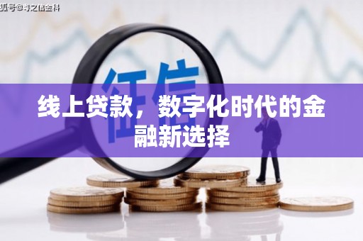 南岸线上贷款，数字化时代的金融新选择