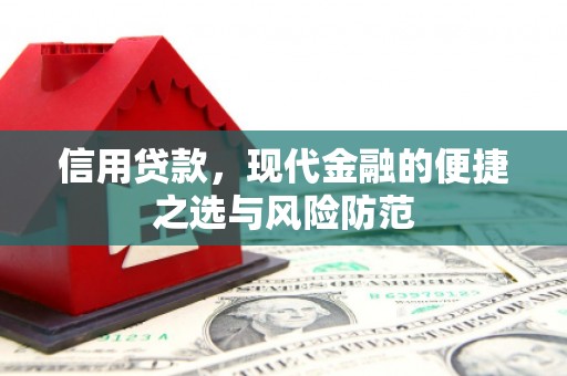 南岸信用贷款，现代金融的便捷之选与风险防范