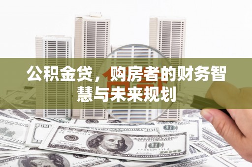 南岸公积金贷，购房者的财务智慧与未来规划