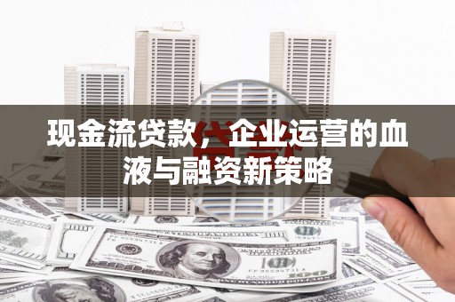 南岸现金流贷款，企业运营的血液与融资新策略