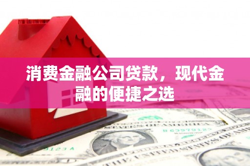 南岸消费金融公司贷款，现代金融的便捷之选