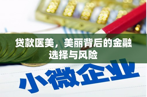 南岸贷款医美，美丽背后的金融选择与风险