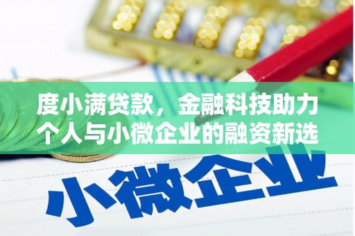 南岸度小满贷款，金融科技助力个人与小微企业的融资新选择