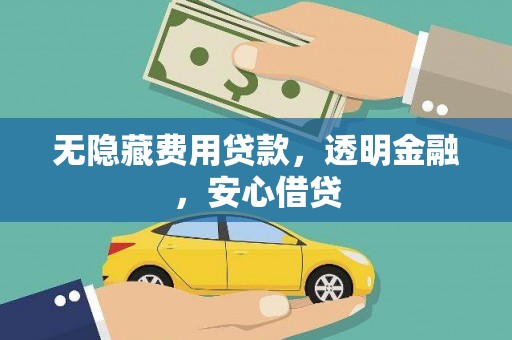 南岸无隐藏费用贷款，透明金融，安心借贷