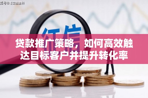 南岸贷款推广策略，如何高效触达目标客户并提升转化率