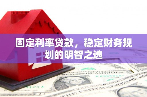 南岸固定利率贷款，稳定财务规划的明智之选