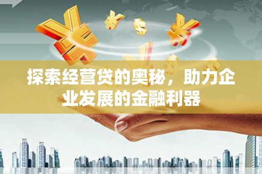 南岸探索经营贷的奥秘，助力企业发展的金融利器
