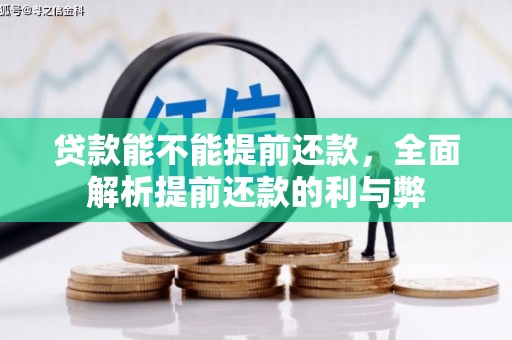 南岸贷款能不能提前还款，全面解析提前还款的利与弊