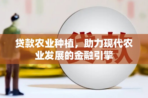 南岸贷款农业种植，助力现代农业发展的金融引擎