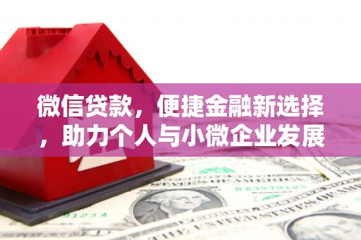 南岸微信贷款，便捷金融新选择，助力个人与小微企业发展