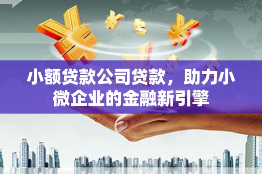 南岸小额贷款公司贷款，助力小微企业的金融新引擎