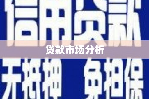 南岸贷款市场分析