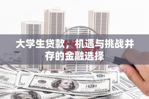 南岸大学生贷款，机遇与挑战并存的金融选择