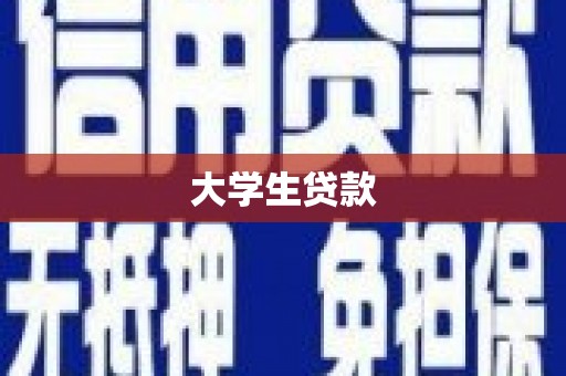 南岸大学生贷款