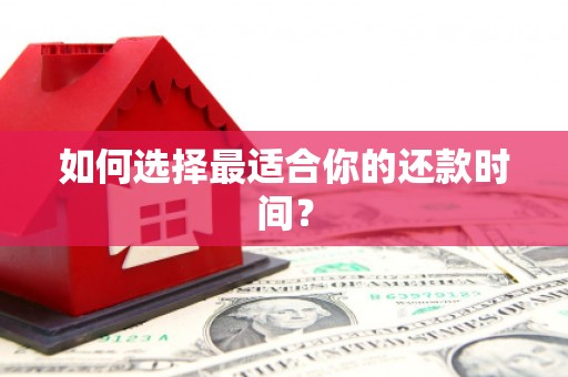 南岸如何选择最适合你的还款时间？