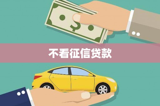 南岸不看征信贷款
