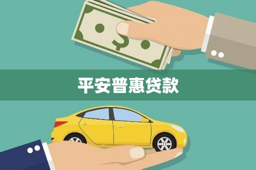 南岸平安普惠贷款